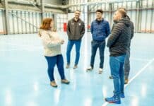 Finalizó la obra del anexo del microestadio en Río Grande