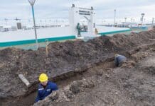 Continúan los trabajos en la desviación del gasoducto