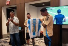 La despedida a Di María, el héroe de las mil finales