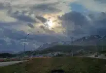 Hay alerta por vientos fuertes en Ushuaia