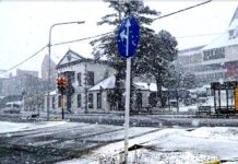 Vuelven la lluvia y la nieve a Ushuaia