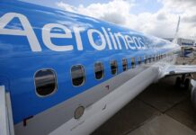 Un avión proveniente de Ushuaia perdió una rueda cuando aterrizó en Aeroparque