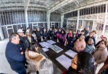 Martín Perez recorrió la obra del centro de día municipal