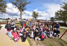 Tolhuin realizó jornada de forestación en el Día Internacional contra el Cambio Climático