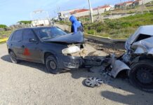 Dos heridos en un choque en Río Grande