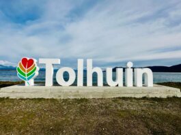 Este fin de semana se vive la Vuelta a la Tierra del Fuego en el parque de asistencia en Tolhuin