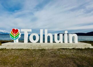 Este fin de semana se vive la Vuelta a la Tierra del Fuego en el parque de asistencia en Tolhuin