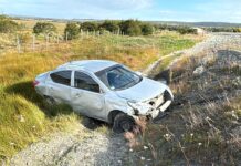 Dos heridos en un vuelco en Tolhuin