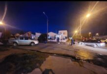 Una mujer herida en un choque en Río Grande