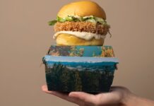 Una cadena de hamburguesas incorporó a la trucha patagónica