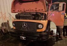 Incendiaron de manera intencional de camión