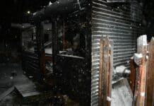 Se quemó una casa de comidas en Tolhuin