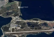 La Base Naval integrada ya tiene su primer galpón