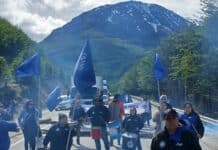 Sigue el corte de ATE en la ruta 3