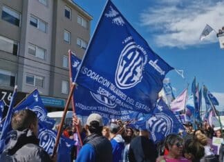 ATE se manifiesta en Río Grande contra la Reforma Laboral