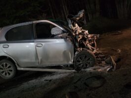 Choque en la Ruta 3 deja a una mujer fallecida