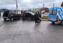 Choque en Ruta 3 y Bilbao