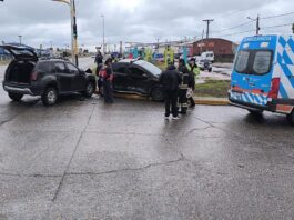 Choque en Ruta 3 y Bilbao