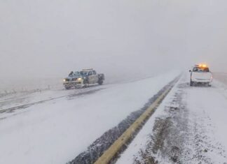 Rige el alerta en la ruta 3 por el temporal