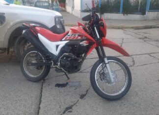 Un motociclista herido en un choque