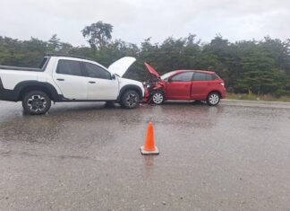 Otro choque en la Ruta 3