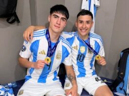 Dos fueguinos en la Copa América