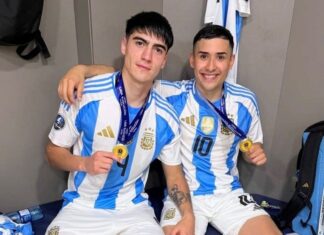 Dos fueguinos en la Copa América