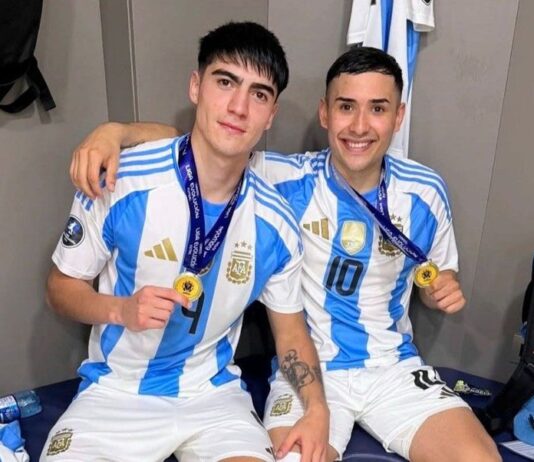 Dos fueguinos en la Copa América