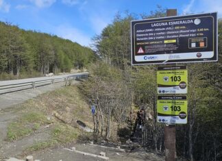 Buscan ensanchar el tramo de ruta que une a las lagunas Esmeralda y Turquesa