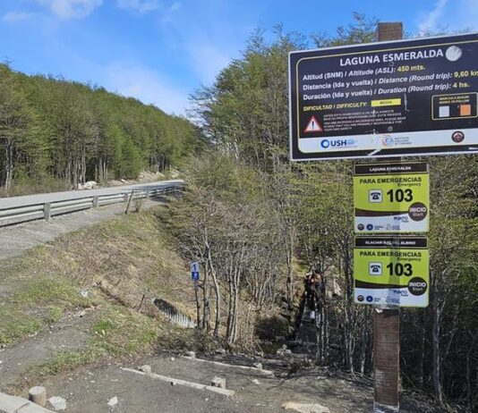 Buscan ensanchar el tramo de ruta que une a las lagunas Esmeralda y Turquesa