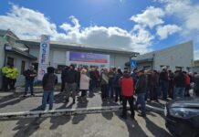 Manifestantes atacaron la sede de OSEF Río Grande