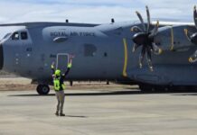 Un avión militar británico sobrevoló la Base Antártica Argentina San Martín