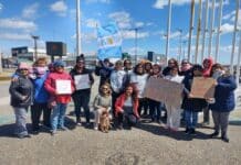 Hoy habrá otra manifestación de los policías territoriales que reclaman falta de pago