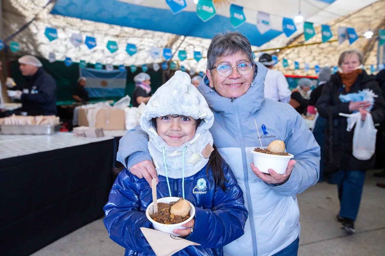 Este 2 de abril, compartí un gran almuerzo popular en familia
