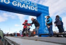 El municipio de Río Grande acompañó la rampa simbólica de La vuelta a la Tierra del Fuego