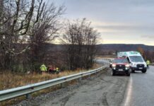 Se tiró a descansar al lado de la Ruta y casi se muere congelado