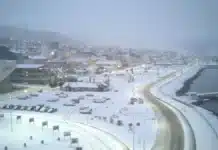 Ushuaia bajo alerta por fuertes nevadas