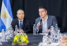 Los tres ejes del intendente Perez para traer inversiones de China