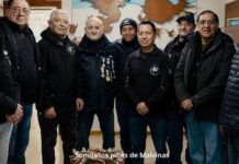 Excombatientes buscan una camiseta firmada de la Selección para el Museo de la guerra en Río Grande