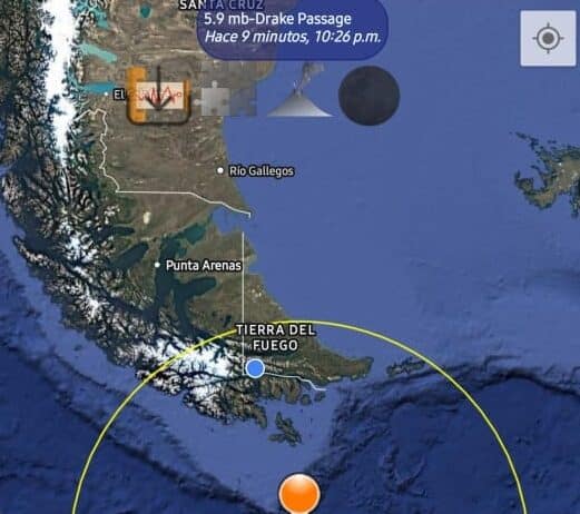 La línea de asistencia municipal recibió 5 llamados por el temblor en Ushuaia