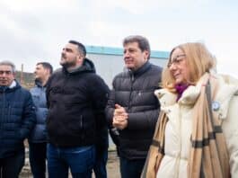 Melella junto a legisladores naconales kirchneristas visitaron los avances de la nueva usina de Ushuaia