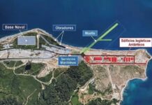 El gobierno nacional mostró un proyecto de Base Naval integrada que el mismo gobierno abandonó