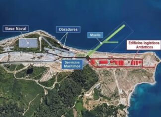 El gobierno nacional mostró un proyecto de Base Naval integrada que el mismo gobierno abandonó
