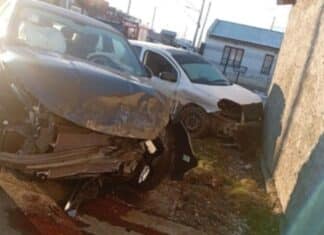 Tres heridos en un choque en Río Grande