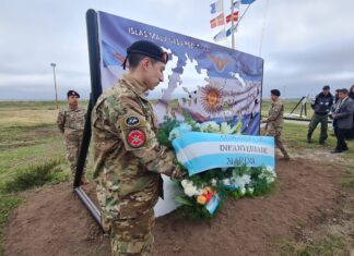 La Base Aeronaval Río Grande festejó sus 77 años con un homenaje a los héroes de Malvinas