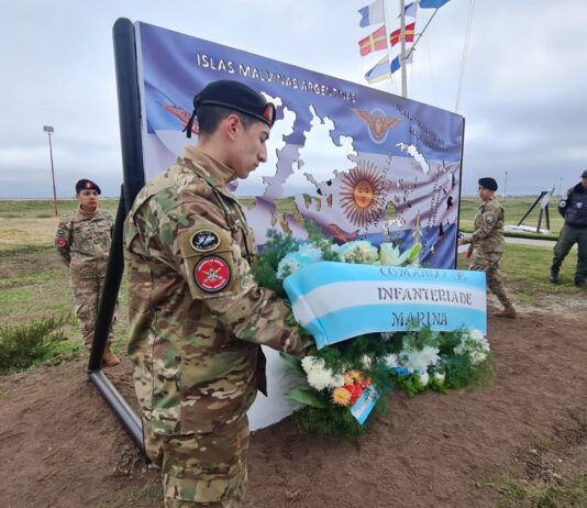 La Base Aeronaval Río Grande festejó sus 77 años con un homenaje a los héroes de Malvinas